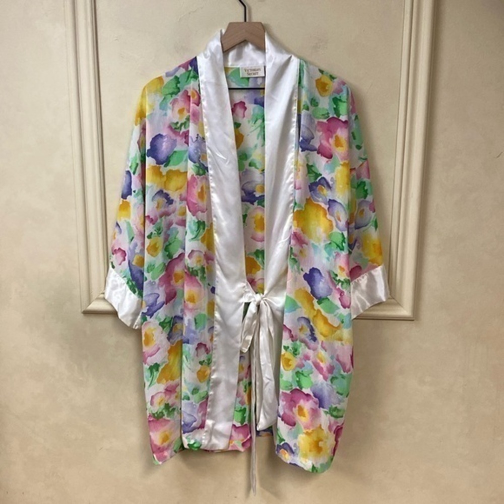 Vintage Victoria’s Secret Gold Label Floral Robe